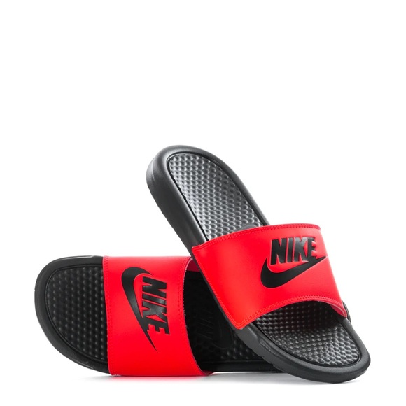 ❤️❤️NEW! Nike Men\'s Benassi JDI Slides ORBIT RED Sz 13 main image 4